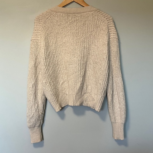 J. Crew Cozy Cream Cardigan Sweater - Picture 7 of 7